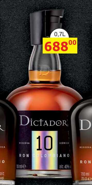 Dictador 10y 0,7l 40%