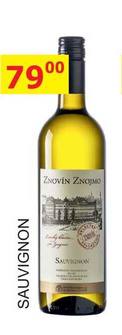 ZNOVÍN ZNOJMO 0,75L SAUVIGNON 