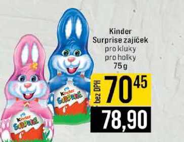 Kinder Surprise zajíček pro kluky pro holky 75g 
