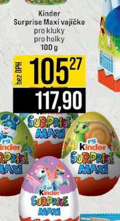 Kinder Surprise Maxi vajíčko pro kluky pro holky 100 g