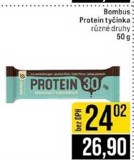 Bombus Protein tyčinka různé druhy 50 g 