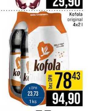 Kofola original 4x2l