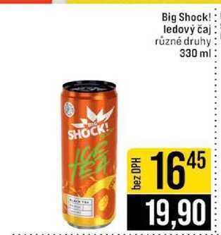Big Shock! ledový čaj různé druhy 330 ml