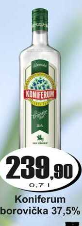 Koniferum borovička 37,5% 0,7 L