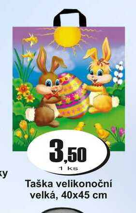 Taška velikonoční velká, 40x45 cm 