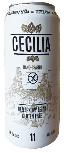 Cecilia Bezlepkový ležák, 500 ml v akci