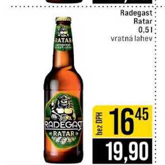 Radegast Ratar 0,5l