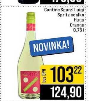 Cantine Sgarzi Luigi Spritz nealko Hugo Orange 0.75l