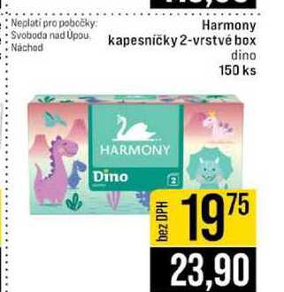 Harmony Svoboda nad Úpou kapesničky 2-vrstvé box