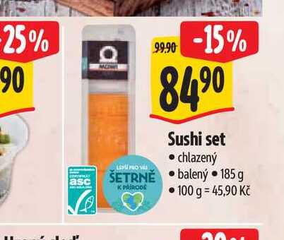 Sushi set 85 g