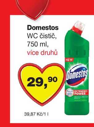 Domestos WC čistič, 750 ml