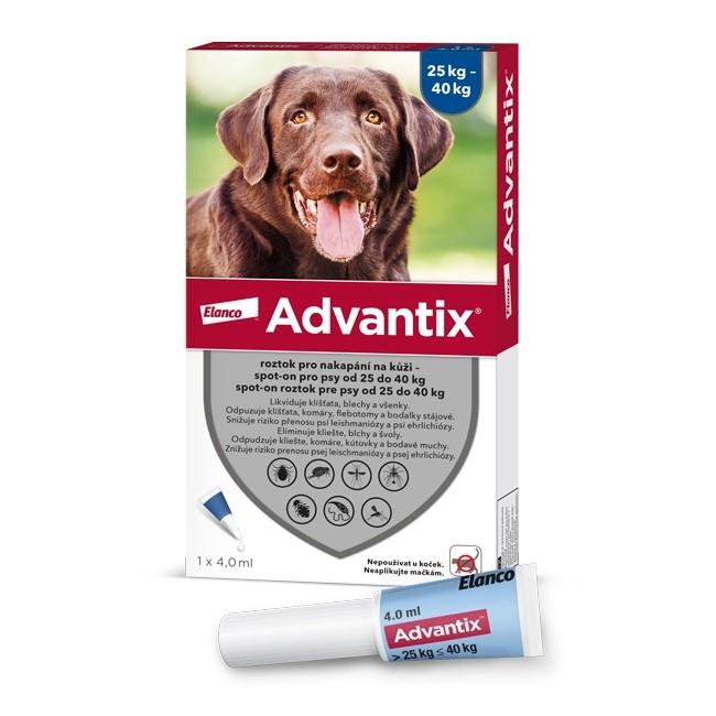 Advantix pro psy 25-40kg spot-on 1x4ml