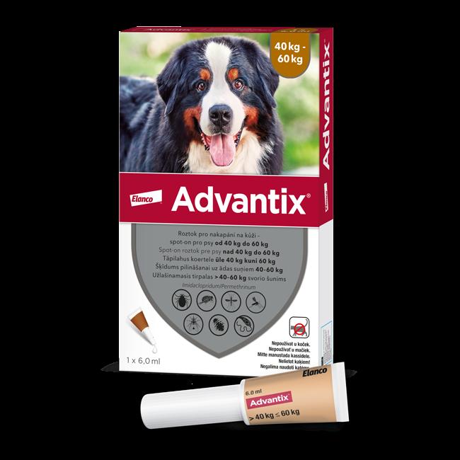 Advantix pro psy 40-60kg spot-on 1x6ml