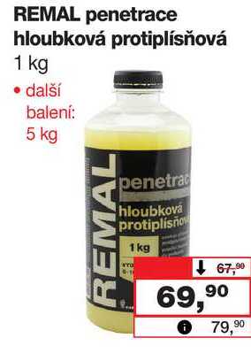REMAL penetrace hloubková protiplísňová 1 kg 