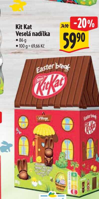 Kit Kat Veselá nadílka  86 g 