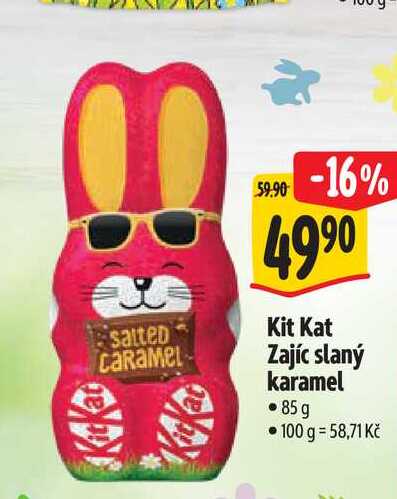 Kit Kat Zajíc slaný karamel 85 g