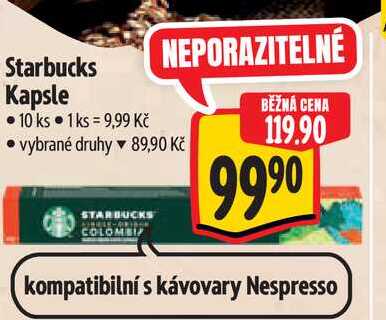 Starbucks Kapsle 10 ks