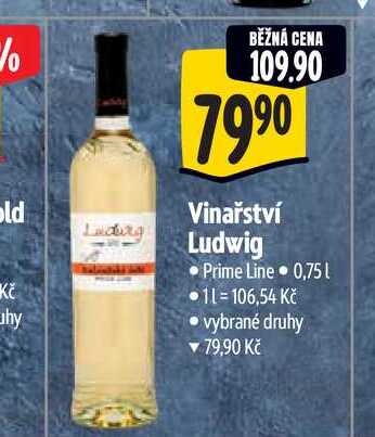  Vinařství Ludwig  0,75 l