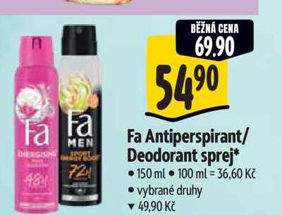   Fa Antiperspirant/ Deodorant sprej  150 ml 