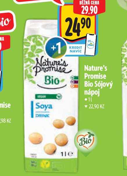Nature's Promise Bio Sójový nápoj 1 l