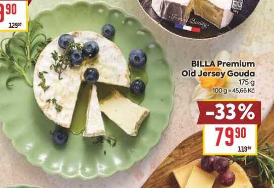 BILLA Premium Old Jersey Gouda 175 g