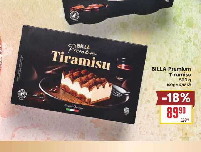 BILLA Premium Tiramisu 500 g 