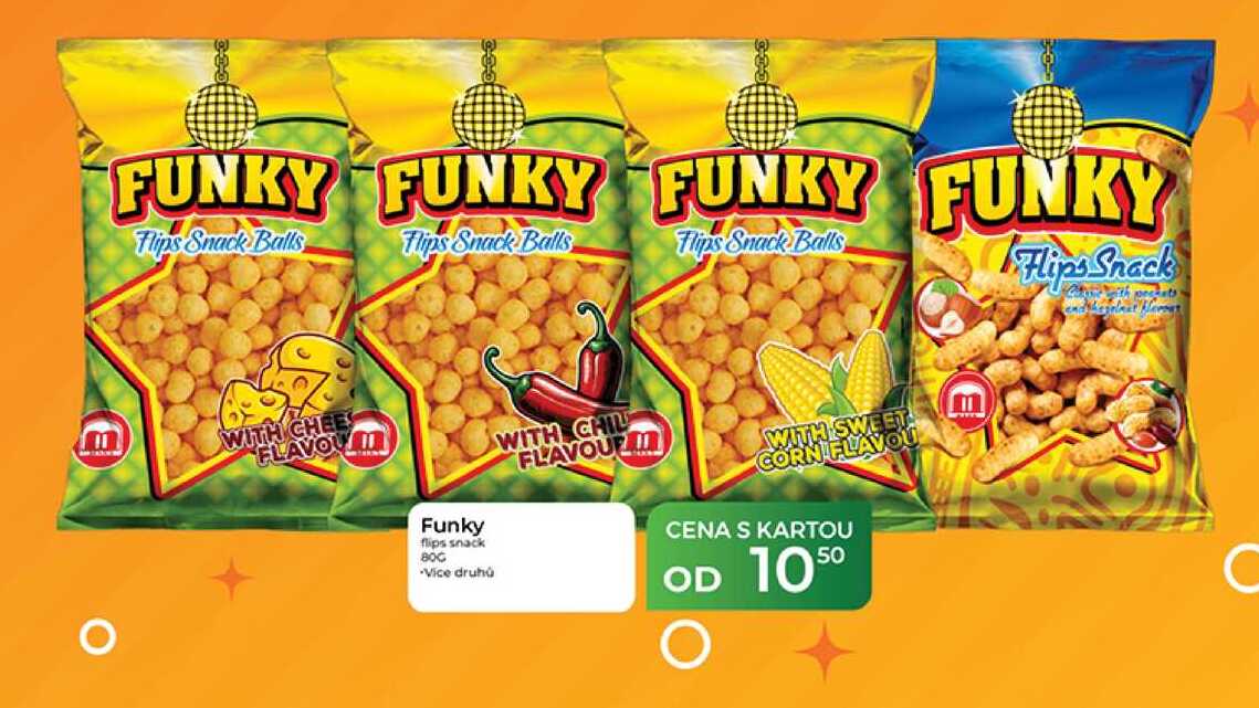 Funky flips snack 80 g