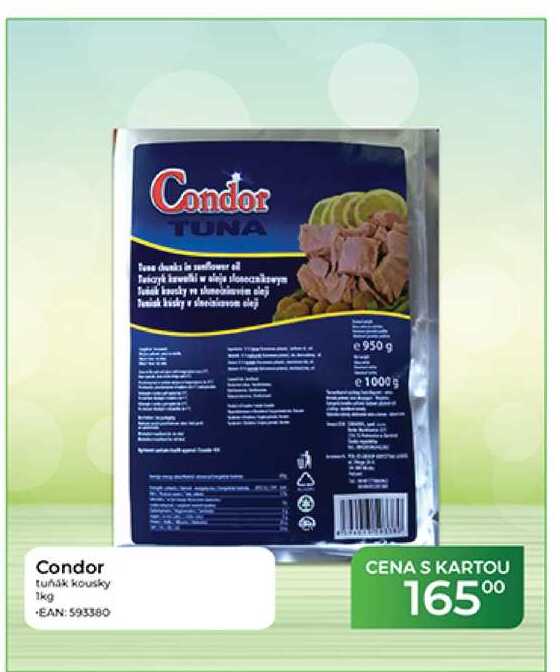 Condor tuňák kousky 1kg 