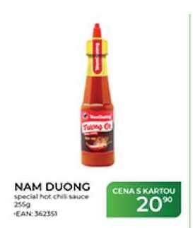 NAM DƯƠNG special hot chilli sauce 255 g