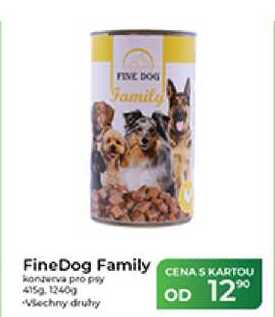 Family FineDog Family konzerva pro psy 415g, 1240g