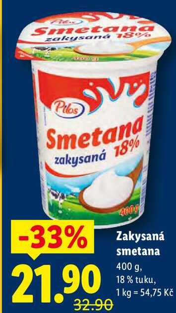 Zakysaná smetana, 400 g