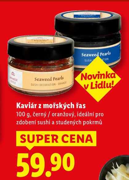 Kaviár z mořských řas, 100 g