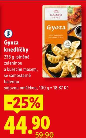Gyoza knedlíčky, 238 g