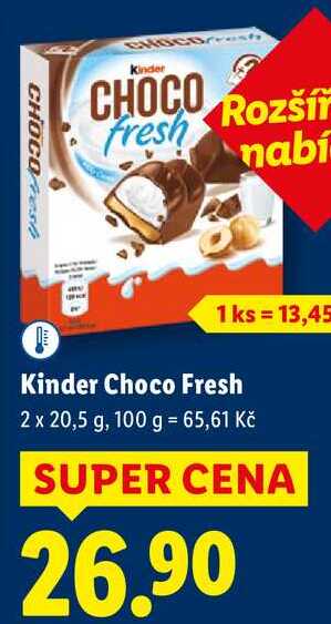 Kinder Choco Fresh, 2x 20,5 g