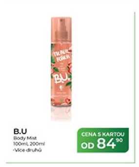 B.U Body Mist 100m