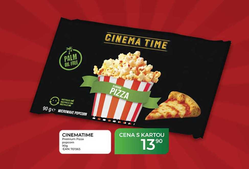 CINEMATIME Premium Pizza popcorn 90 g