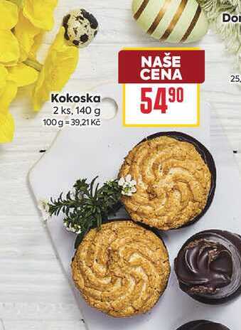 Kokoska 2 ks, 140 g