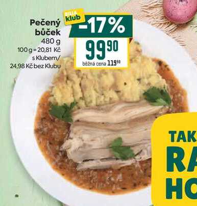 Pečený bůček 480 g