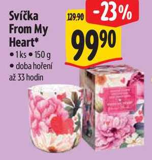 Svíčka From My Heart, 15 0g
