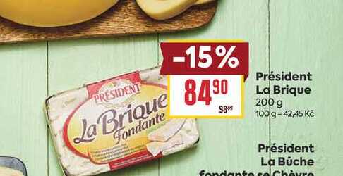 Président La Brique 200 g 