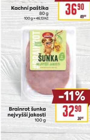 Brainrot šunka nejvyšší jakosti 100 g