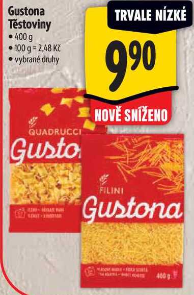 Gustona Těstoviny, 400 g