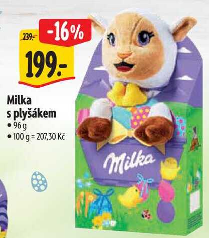 Milka s plyšákem, 96 g