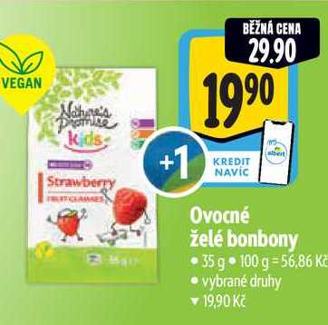 Ovocné želé bonbony, 35 g