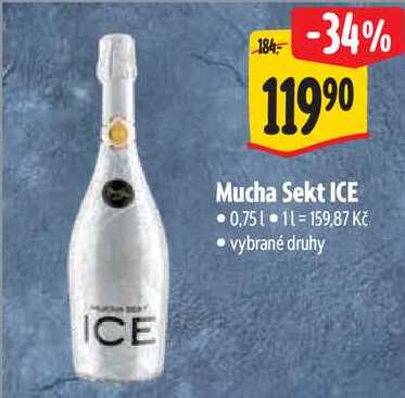 Mucha Sekt ICE, 0,75 l