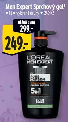 Men Expert Sprchový gel, 1 l