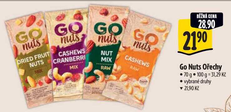 Go Nuts Ořechy, 70 g