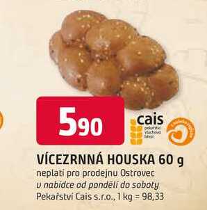 VÍCEZRNNÁ HOUSKA 60 g 