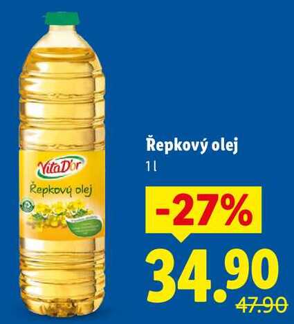 Řepkový olej, 1 l