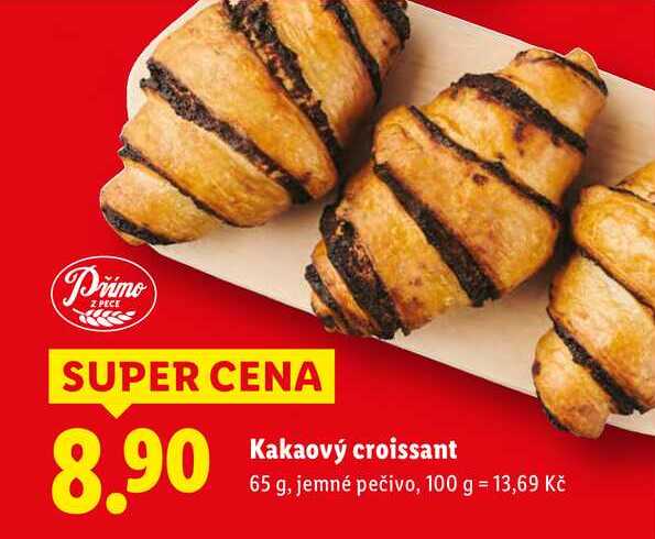 Kakaový croissant, 65 g